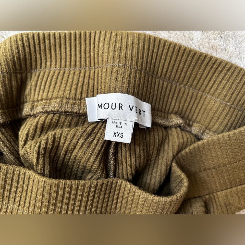 Amour Vert Skylar Paris Rib Jogger Matcha XXS - Picture 7 of 8